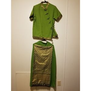 Two piece Thai shirt and pants
